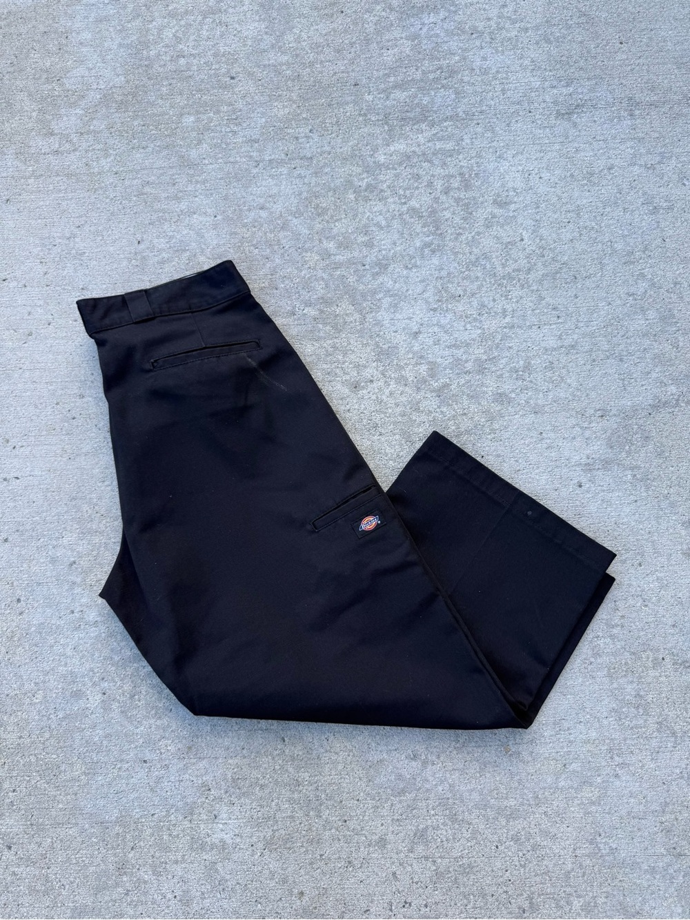 Black Dickies straight leg work pants